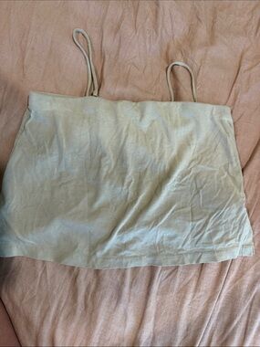 Madewell Beige Cami Tank with Spaghetti Straps